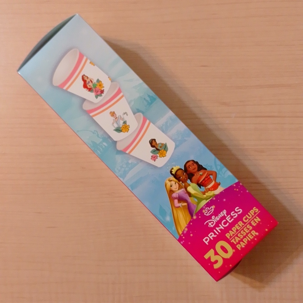 *2/$10* Disney Princess Paper Cups - 30 Pack Cinderella Jasmine